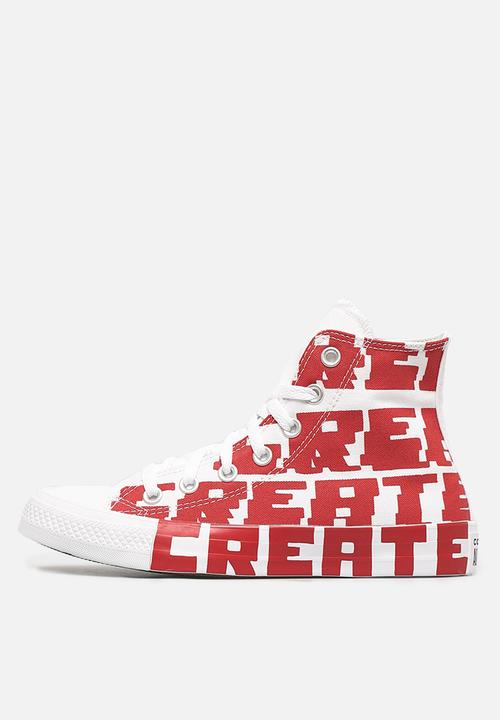 Converse - Chuck Taylor All Star create future hi - university red & white