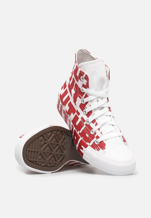 Converse - Chuck Taylor All Star create future hi - university red & white