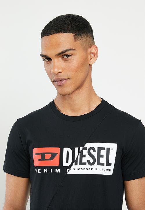 Diesel  - Diego cuty short sleeve tee - black