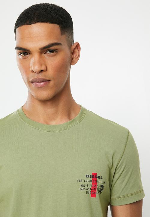 Diesel  - Umlt-diegos T-shirt - green