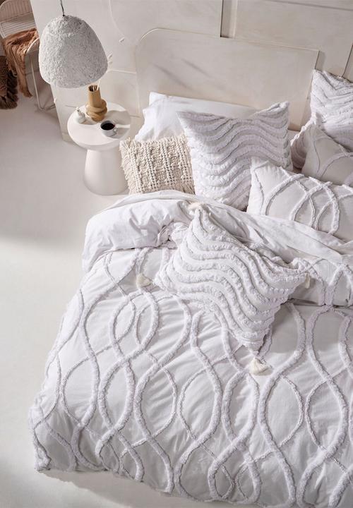 Linen House - Amadora duvet cover set - white