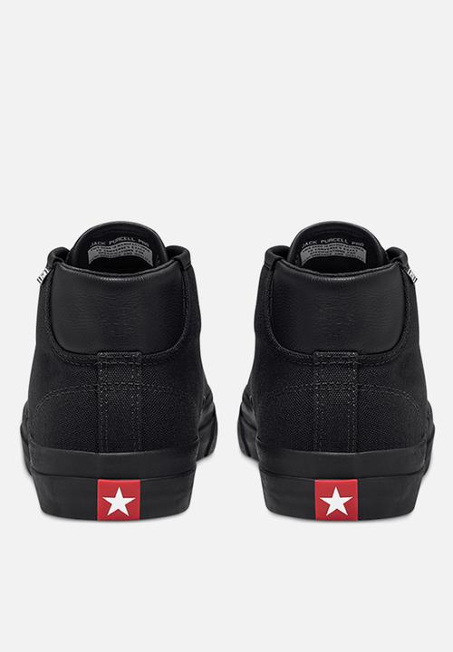 Converse - Jack Purcell pro designed by Alexis mid - black & enamel red 