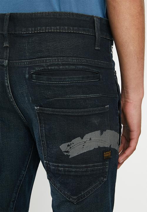 G-STAR - D-staq 3d slim wokkie aw-kir stretch denim - blue