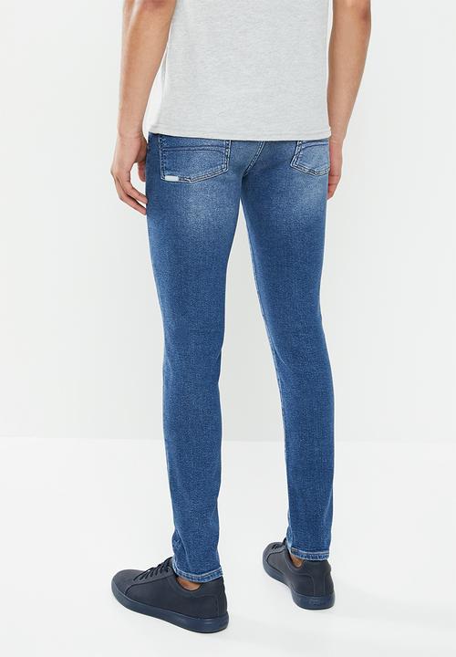Superdry. - Travis skinny denim - blue
