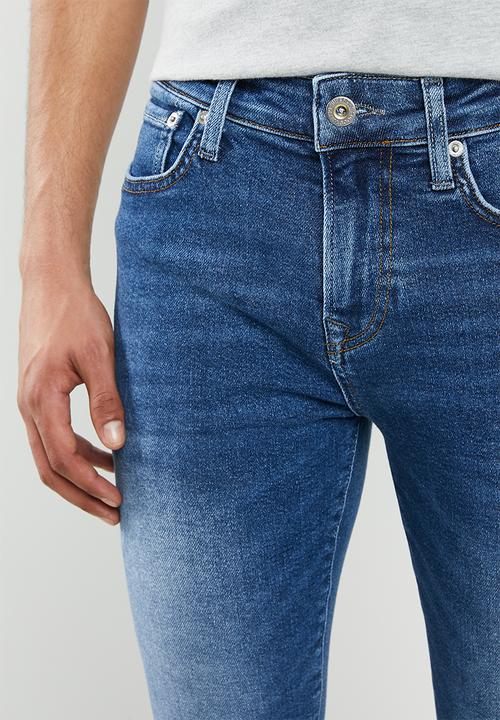Superdry. - Travis skinny denim - blue