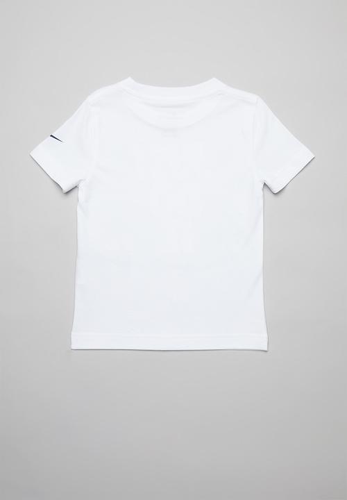 Nike - Nike boys just do it sliced short sleeve tee - white