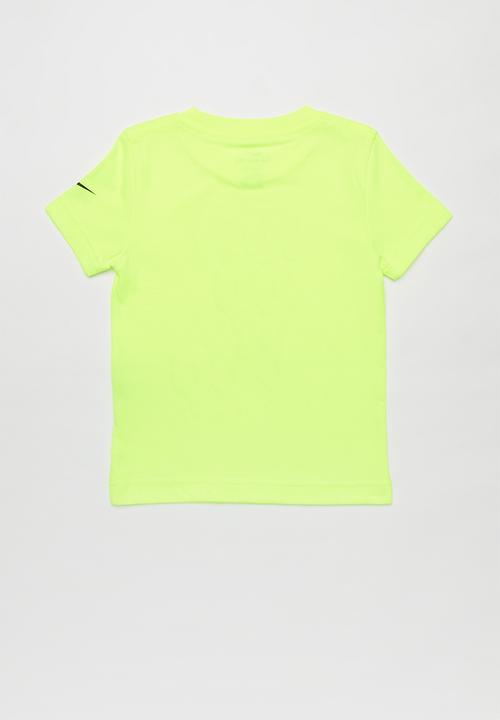 Nike - Nike boys just do it sliced short sleeve tee - yellow 