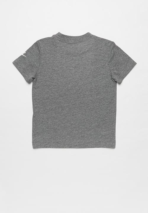 Nike - Faux futura patch short sleeve tee - grey