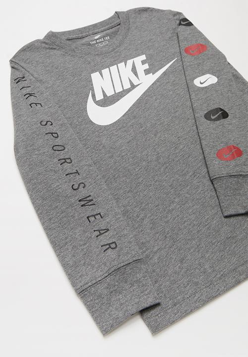 Nike - Multi-band long sleeve tee - grey 