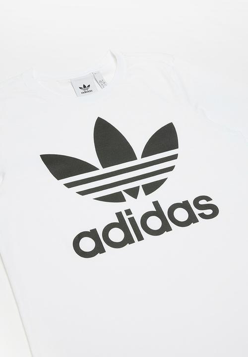 adidas Originals - Trefoil tee - white & black
