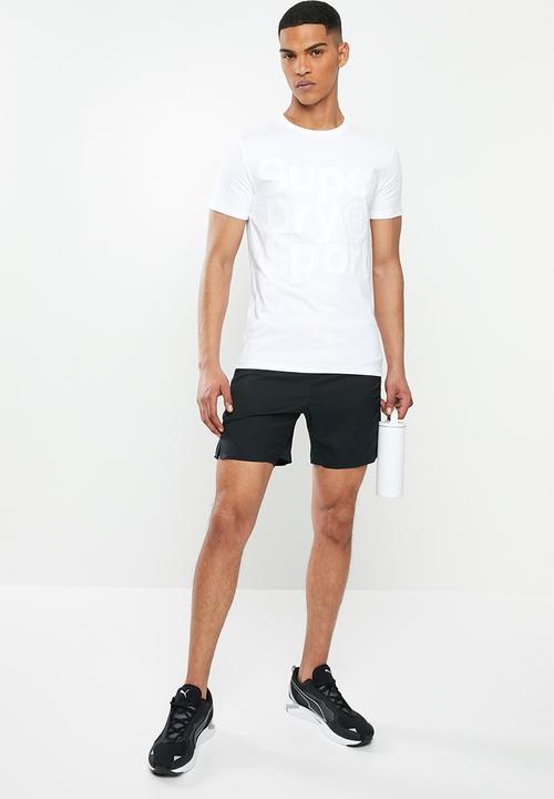 Superdry. - Hazard sport tee - white