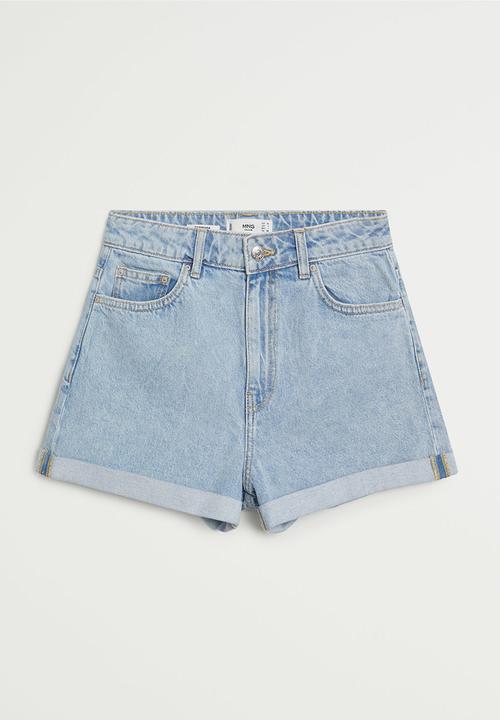 MANGO - Shorts Bermuda - blue