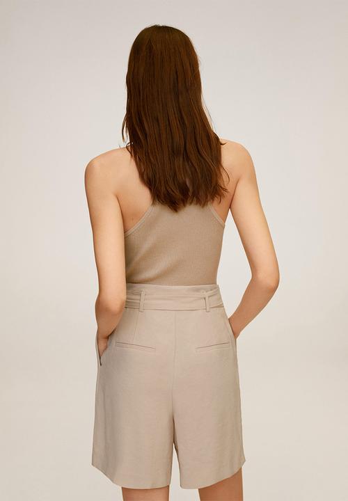 MANGO - Mar shorts - beige