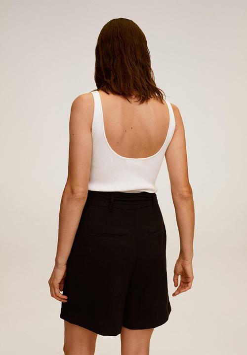 MANGO - Mar shorts - black