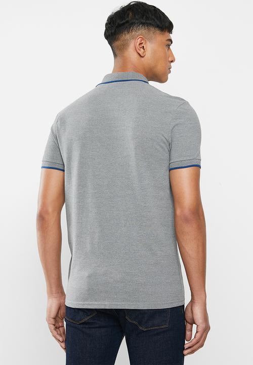 Lee  - Icon melange polo - grey 
