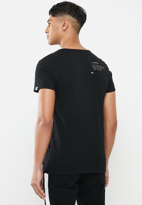 S.P.C.C - Tallis fashion straight hem T-shirt - black