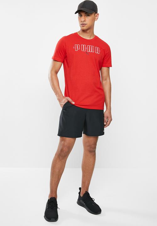 PUMA - Puma brand tee - red