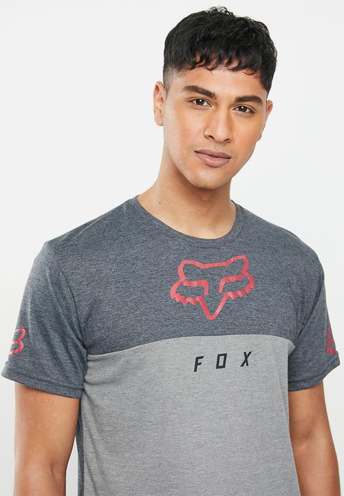 Fox - Delta short sleeve tee - grey