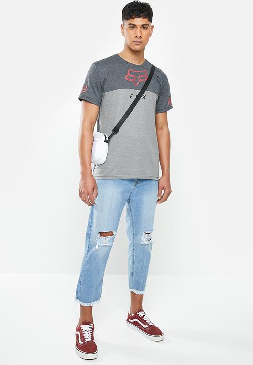 Fox - Delta short sleeve tee - grey