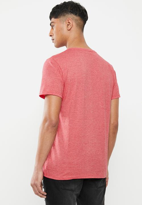 Fox - Unionized short sleeve tee - red