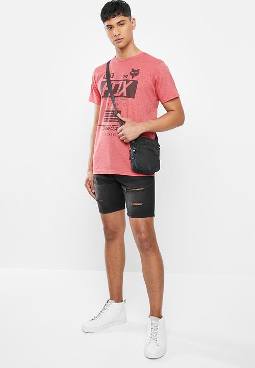 Fox - Unionized short sleeve tee - red