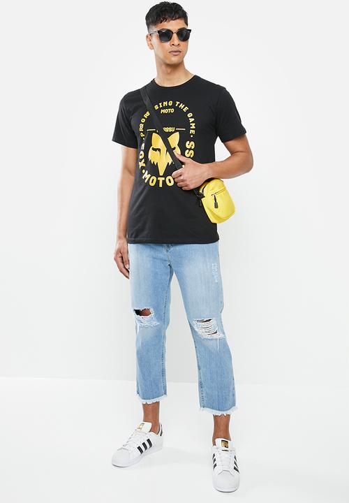 Fox - Kanji short sleeve tee - black