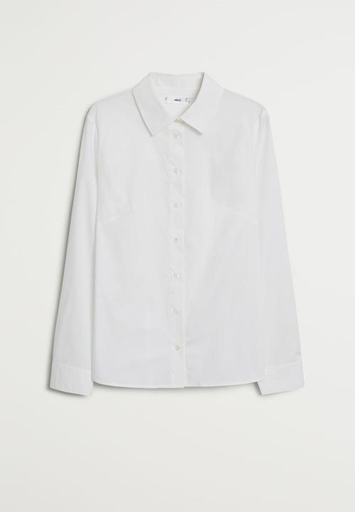 MANGO - Shirt sofia - white 