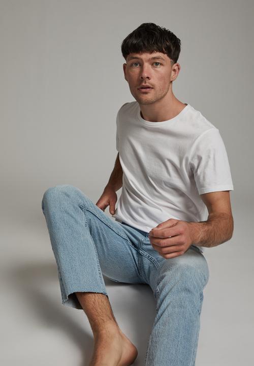 Cotton On - Raw crop jean - vintage blue