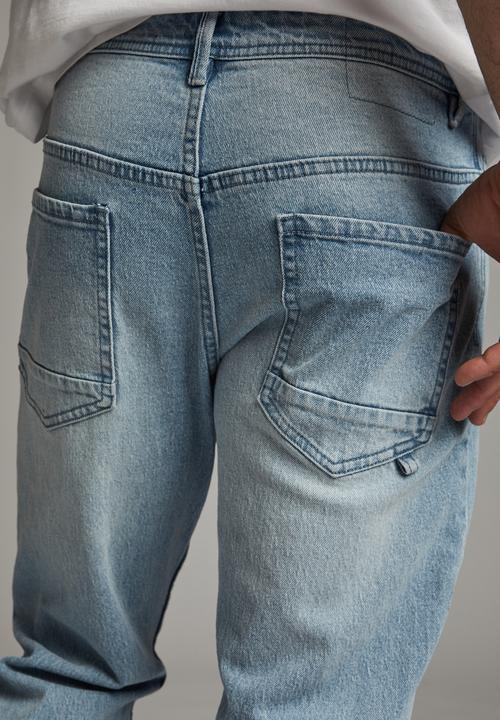 Cotton On - Raw crop jean - vintage blue