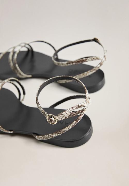MANGO - Verne sandal - black