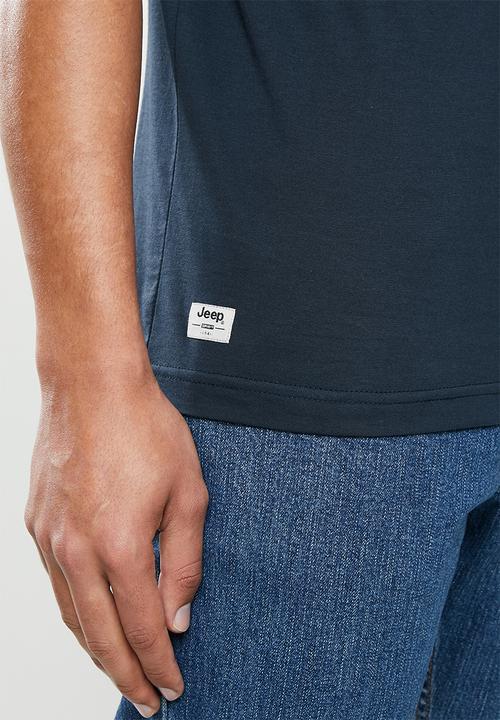 JEEP - Logo graphic tee - navy