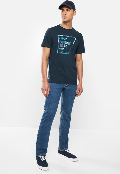 JEEP - Logo graphic tee - navy