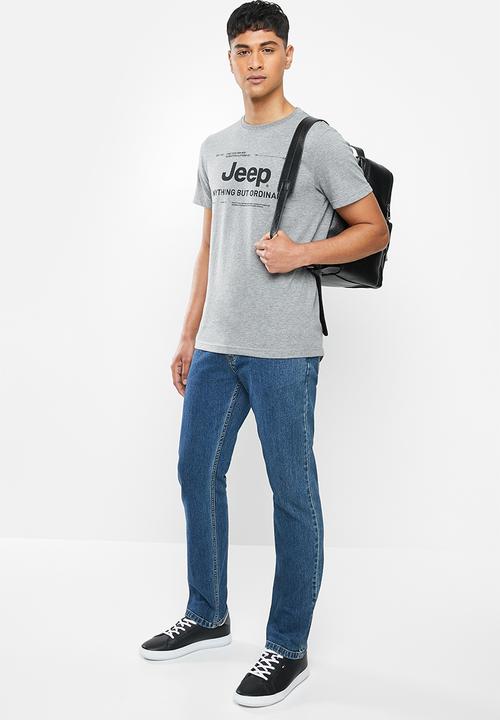 JEEP - Logo graphic tee - grey