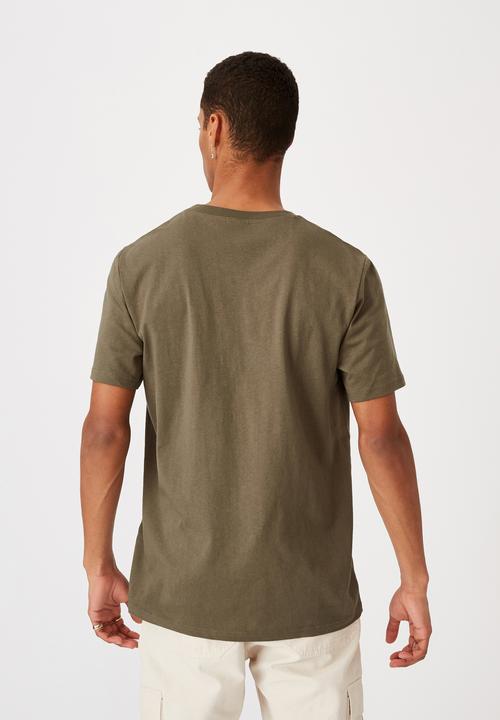 Cotton On - Tbar art T-shirt - khaki 