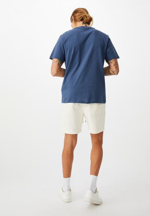 Cotton On - Tbar art T-shirt - blue