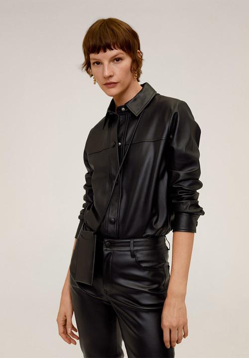MANGO - Trousers Lille - black