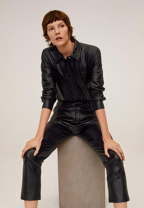 MANGO - Trousers Lille - black