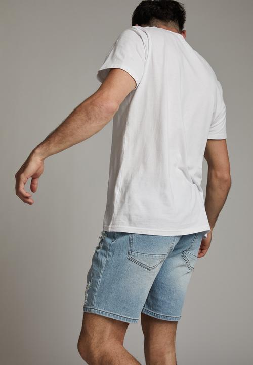 Cotton On - Straight short - vintage blue