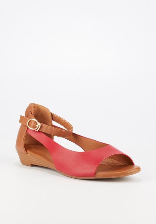 Butterfly Feet - Cardi sandal - red