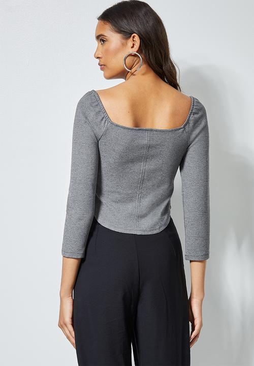 Superbalist - Ponti corset top - grey