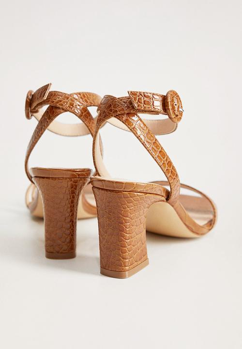 MANGO - Bomb heel - medium brown