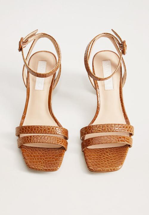 MANGO - Bomb heel - medium brown
