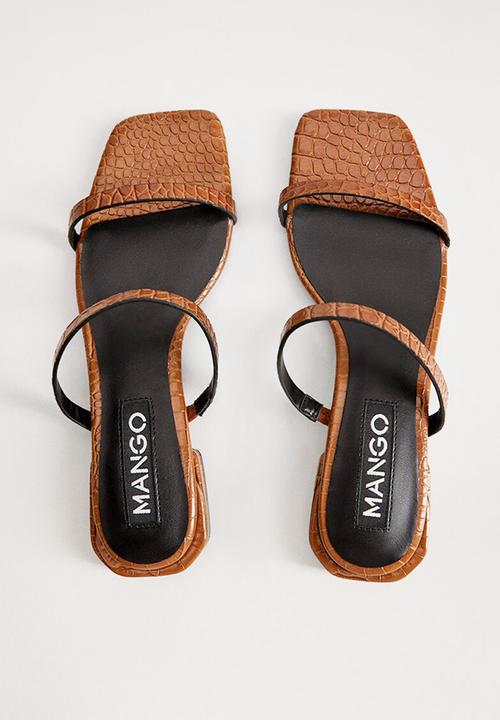 MANGO - Corea sandal - medium brown