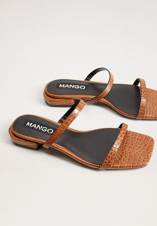MANGO - Corea sandal - medium brown
