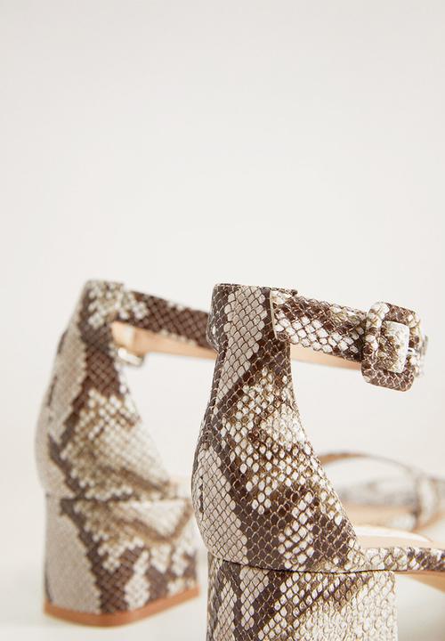 MANGO - Basic heel - natural