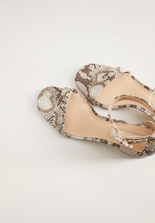 MANGO - Basic heel - natural
