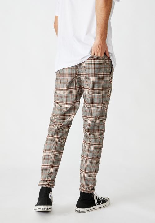 Cotton On - Oxford trouser - grey prince check