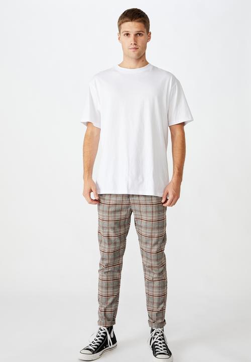 Cotton On - Oxford trouser - grey prince check