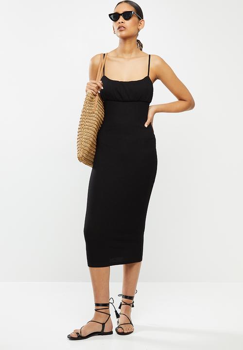 Glamorous - Midi bodycon - black