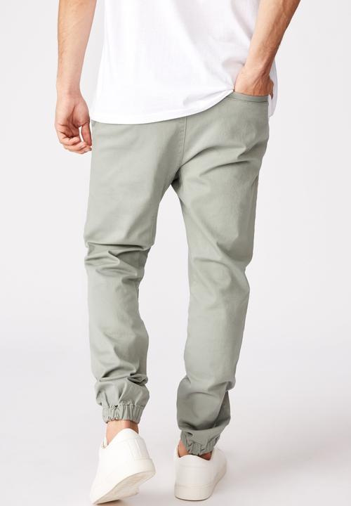 Cotton On - Drake cuffed pant - mist grey